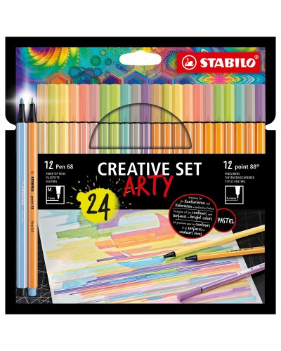 Tuschpennor Stabilo Point 88 & Pen 68 Creative Arty Multicolour