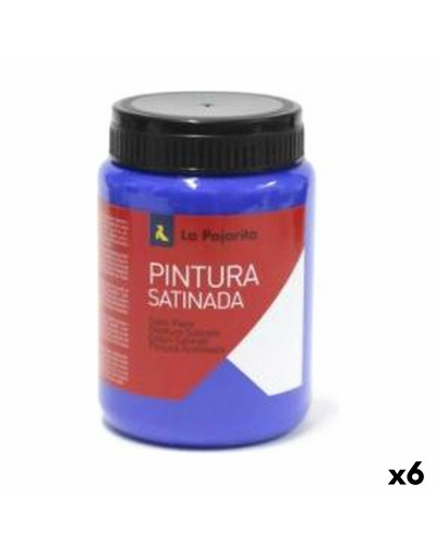 La Pajarita Blu Oceano Temperafarbe, 6 Stück, Satin, Ideal für die Schule
