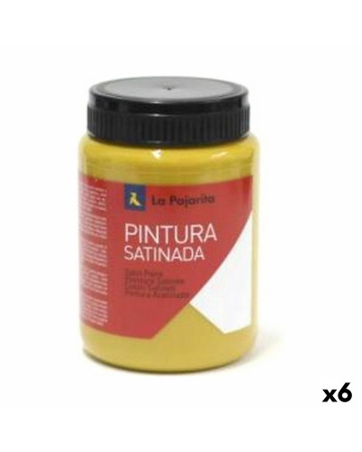 Tempera La Pajarita L-03 Oxide 6 Delar Satinfinish Skola Gul