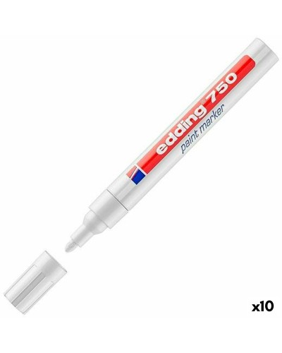 Edding Permanentmarker Weiß Universal (10 Stück)
