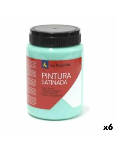 Peinture à tempera La Pajarita Vert Clair Satiné, set de 6
