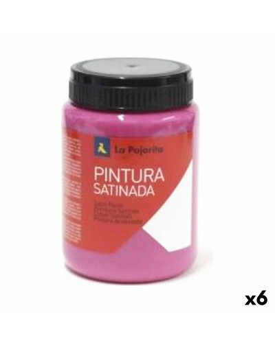 La Pajarita Temperafarben, 6 Stück Magenta, Ideal für Schule und Künstlerisches Zeichnen
