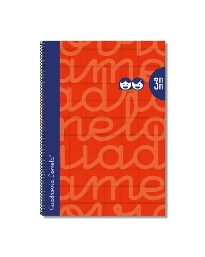 Quaderno a Lamelle Rosso A4, 5 Pezzi da 80 Pagine