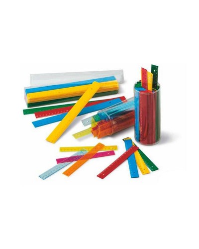 Ensemble de Règles Faibo Multicolores, 15 cm, 100 Pièces - Idéal pour l'École, le Bureau et l'Artisanat

