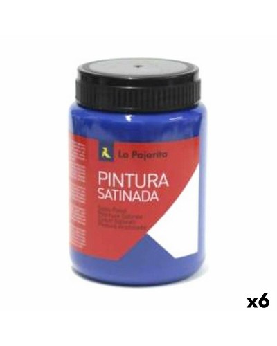 Tempera La Pajarita L-36 6 Delar Marinblå Satinfinish