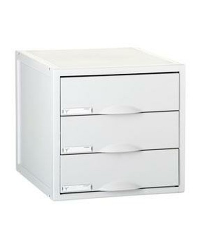 Clasificador de Escritorio Archivo 2000 | 3 Cajones | Gris | 35,6 x 31,6 x 20,3 cm | Organización Oficina
