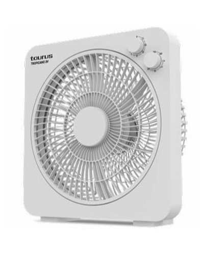 Taurus Tropicano Ventilateur de Table Blanc 35 W, pour une Brise Rafraîchissante
