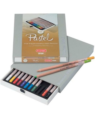Pastellpennor Bruynzeel Design Fall 12 Delar Multicolour