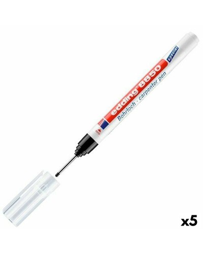 Edding 8850 Marcador Permanente para Taladros Negro (Paquete de 5)
