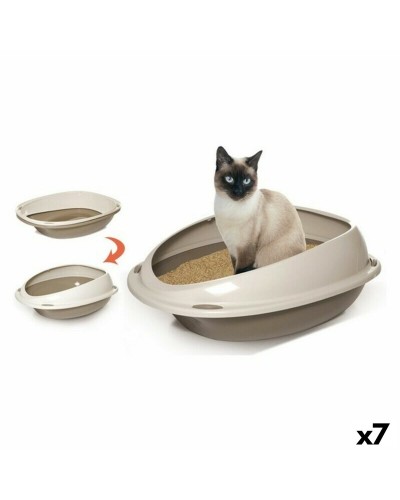 Georplast GP10530 Bandeja Sanitaria para Gatos: Espaciosa, 45x36x15 cm (Paquete de 7)

