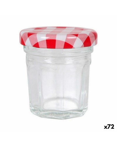 Barattolo in Vetro Mediterraneo 30 ml, Contenitore in Vetro Trasparente, Ideale per Spezie, Erbe e Artigianato