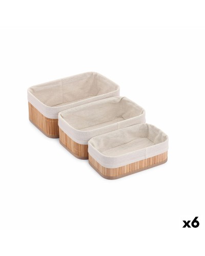 Korisetti Confortime Luonnollinen Bambu (3 Kappaletta) (6 osaa)