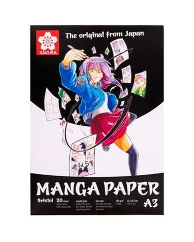 Talens Sakura Manga Drawing Paper, A3 Size, Pad
