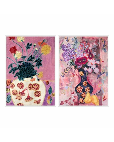 Tavla DKD Home Decor Vas Modern (53 x 4,3 x 73 cm) (2 antal)