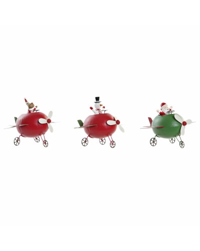 Joulukuusenpallo DKD Home Decor Metalli Poro (19 x 14 x 13 cm) (3 pcs)