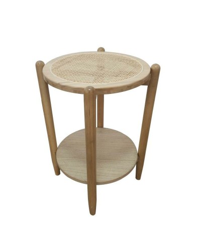 Table d'appoint en Rotin Naturel DKD Home Decor - 38 x 38 x 54,5 cm
