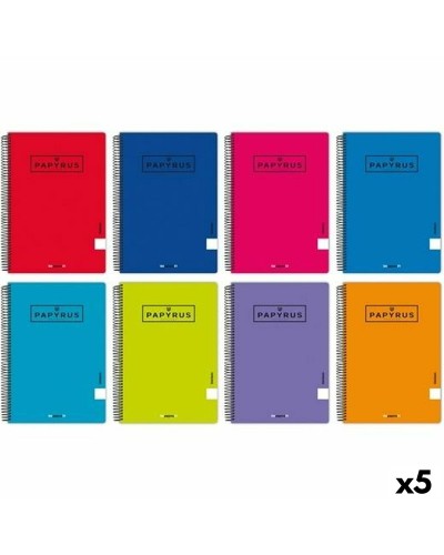 Anteckningsbok Papyrus Din A4 80 Blad (5 antal)