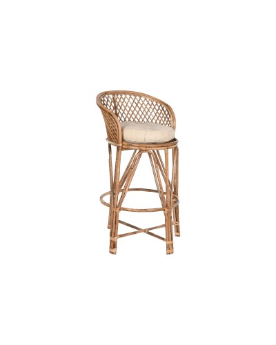 ESPRIT Stool Natural 55x50x100cm - Modern Furniture for Kitchen or Bar

