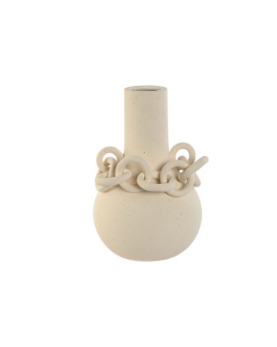 Vaso Interno Moderno ESPRIT in Ceramica Gres Bianca - 22 x 20 x 30 cm