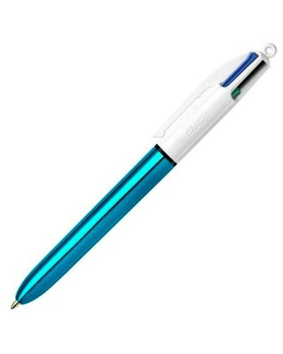 Pen Bic Shine Silver Wit (12 Onderdelen)