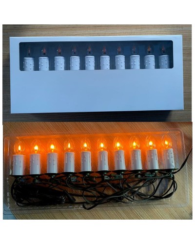 Guirnalda Decorativa Navideña ESPRIT en PVC Blanco con Motivo Ciervo
