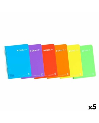 Anteckningsbok ENRI A4 80 Blad 90 g/m² (5 antal)