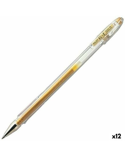 Penna Roller Pilot G-1 Gyllene 0,4 mm (12 antal)