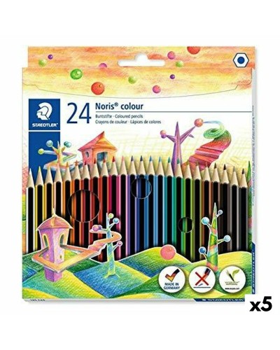 Crayons de Couleur Staedtler Noris Colour Wopex, Set Multicolore (5 pièces)
