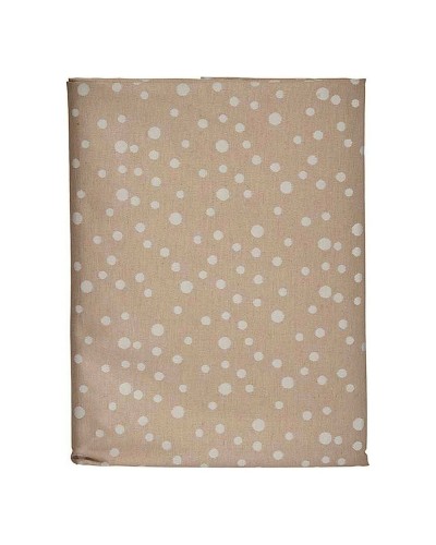 Beige gepunktete Jacquard-Tischdecke 140x180 cm: Eleganz für Ihren Tisch
