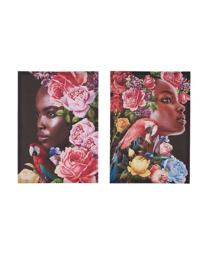 Tableaux Décoratifs Muraux (2 Pièces) | 50x70cm | Peintures Modernes sur Toile | Art Mural
