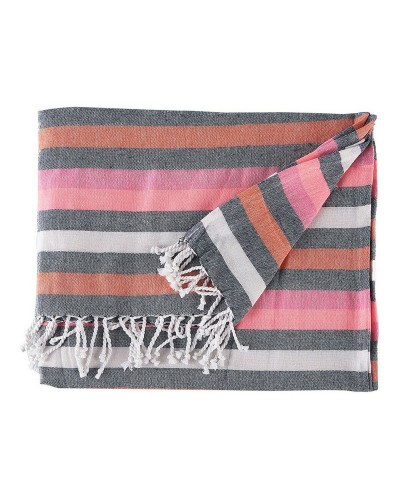 Pañuelo Multiusos Rayas Rosa (1,6 x 2 m) | Versátil y Cómodo
