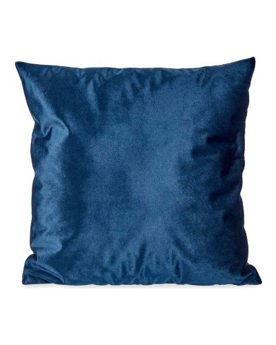 Kussen Fluweel Blauw Polyester (45 x 13 x 45 cm)