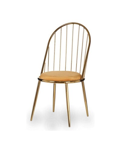 Tuoli Kullattu Tangot Sinappi 48 x 95,5 x 48 cm