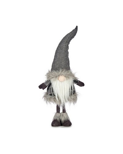 Grey Garden Gnome Statue, 14 x 70 x 22 cm, Outdoor Winter Decoration
