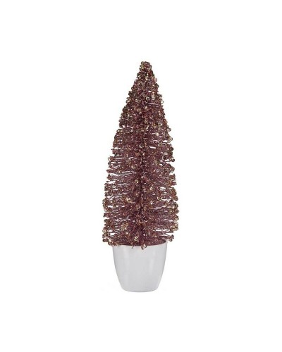 Albero di Natale Medio Rosa Dorato da 10x33x10 cm: Decorazione Natalizia