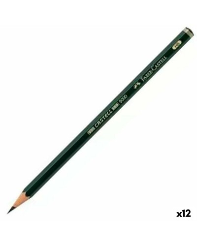 Faber-Castell 9000 Bleistift, sechseckig, HB, 12er Pack
