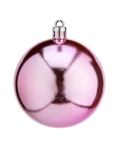 Bolas de Navidad toscas de 7 cm de plástico, paquete de 12.
