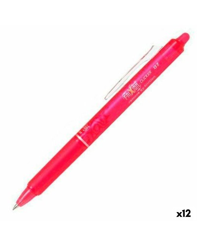 Penna Pilot Frixion Clicker Suddbart bläck Rosa 0,4 mm 12 antal