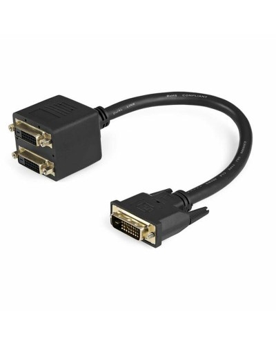 Cable de vídeo Startech DVI-D con doble cabezal macho (1,8 m)
