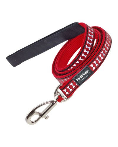 Hondenriem Red Dingo Reflecterend Rood (2 x 120 cm)