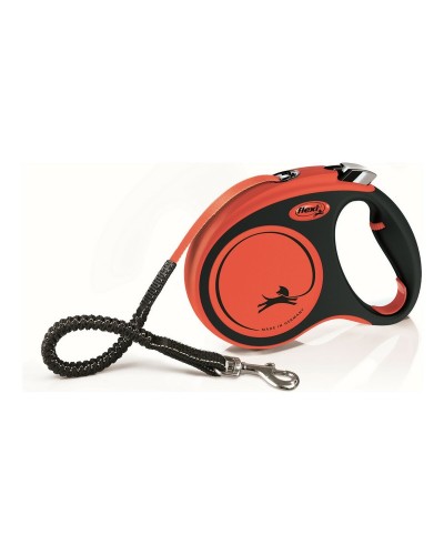Guinzaglio Flexi XTREME Arancio per Cani Taglia Media, 5 Metri