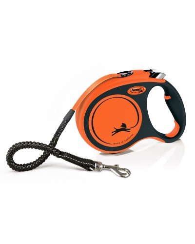 Flexi XTREME Guinzaglio Estensibile per Cani Taglia L, 5 m, Arancione