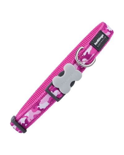 Hondenhalsband Red Dingo Fuchsia Camouflage (2 x 31-47 cm)