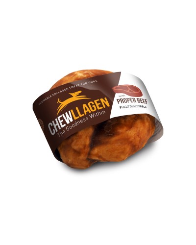 Chewllagen Snack per Cani in Carne di Vitello - 15 Stick Masticabili per la Cura Articolare