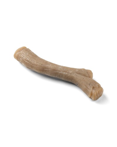 Nylabone Juguete para Morder para Perros Marrón con Mantequilla de Cacahuete XL, Resistente a la Masticación
