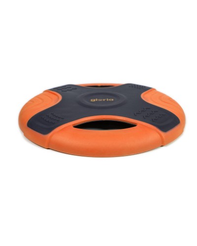 Gloria Frisbee in Orange TPR for Outdoor Play, 25 cm
