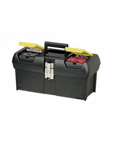 Caja de herramientas Stanley de metal y polipropileno (41,1 x 19,9 x 18,5 cm) - Resistente y Práctica
