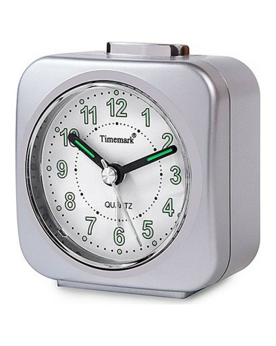 Sveglia Timemark Argentata Silenziosa: Monitoraggio del Sonno, Modalità Notte