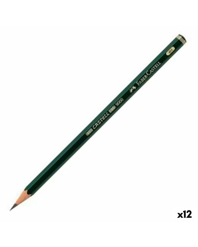 Potlood Faber-Castell 9000 Ecologisch Zeshoekig 5H (12 Stuks)