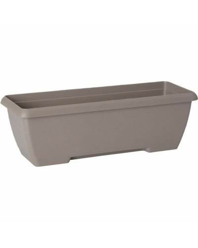 Garden Pot Garden ID Teramo Grey Taupe | H 60cm | Ideal for Indoor and Outdoor Plants
